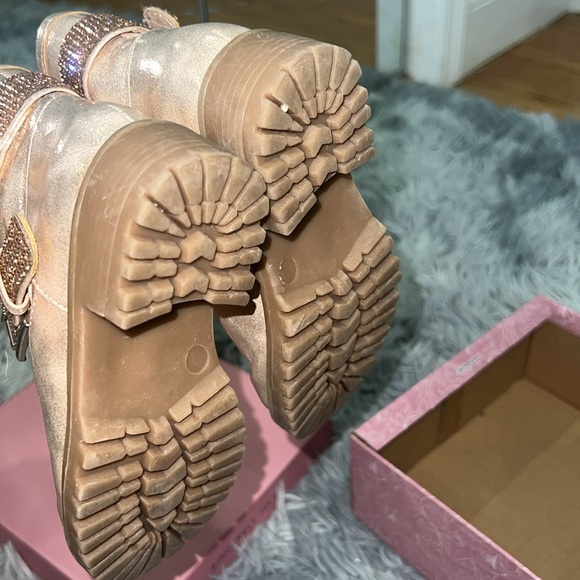 Rose gold boots for toddler * - Picture 5 of 5